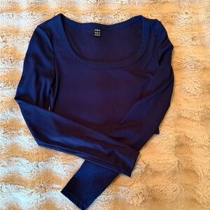 Navy Blue Women's Top